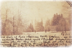 kartka pocztowa - ogród obrembski (archiwalne)